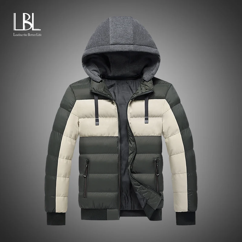 Мужские брендовые парки Новая повседневная теплая Толстая водонепроницаемая