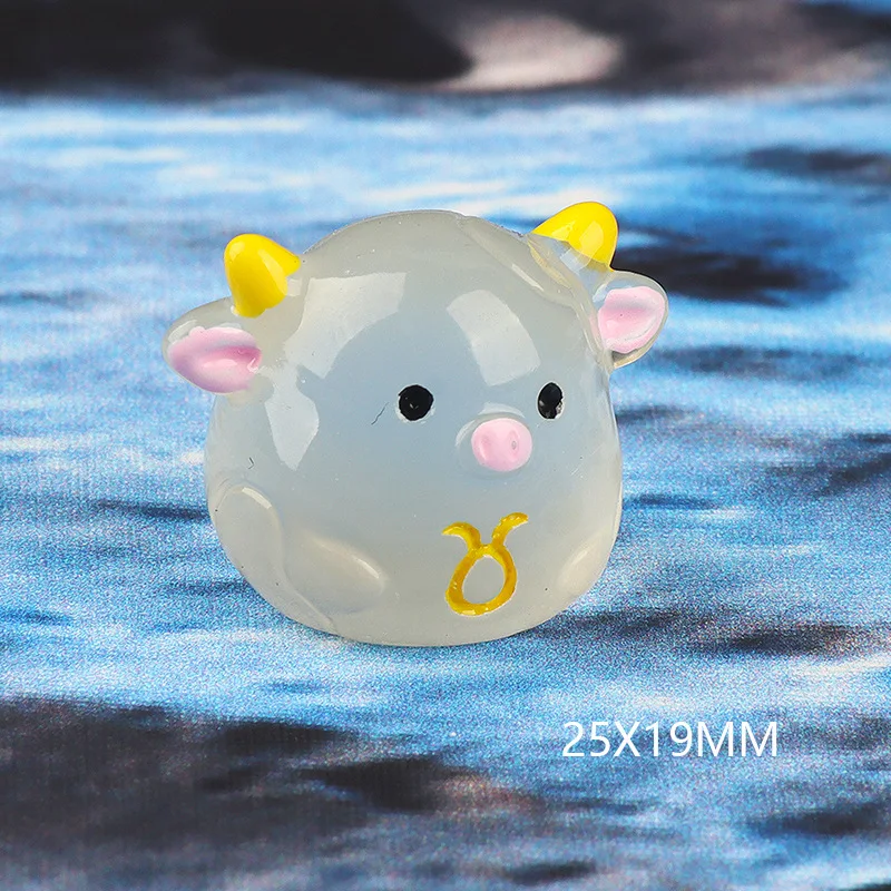 Светящаяся в темноте Смола 12 знаков зодиака созвездий 3D светящаяся кукла