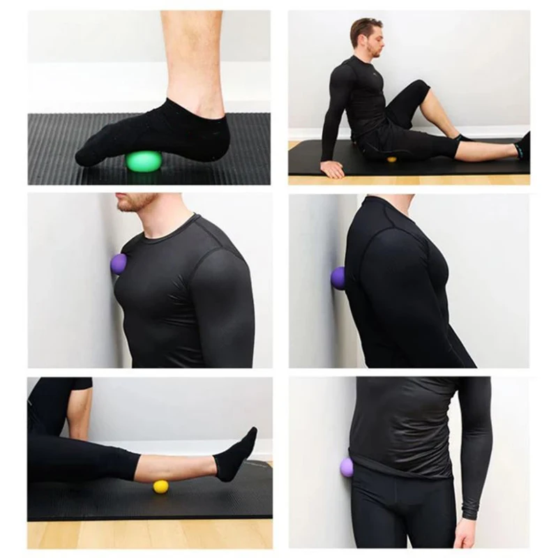 Массажный мяч Ksone для спины и ног Лакросса