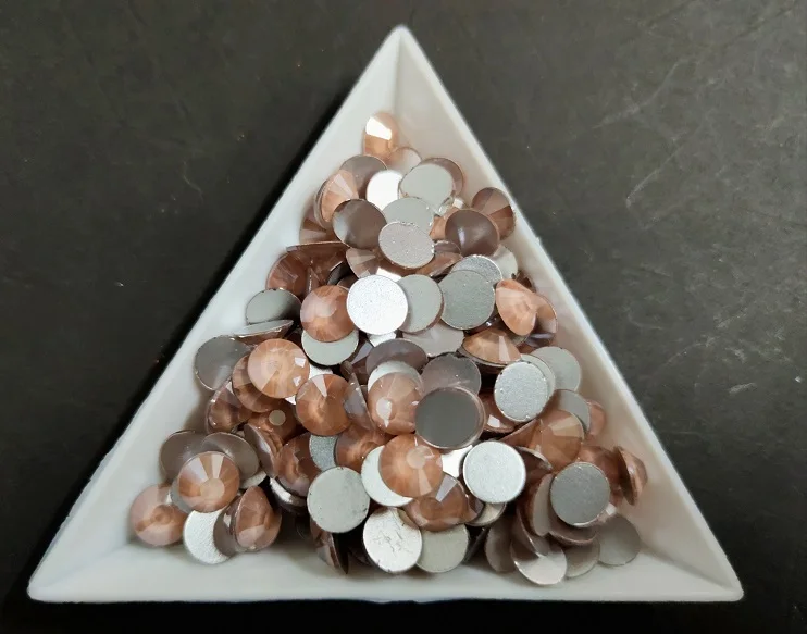 

Mocha Peach 1440 шт., все размеры, искусство ногтей без горячей фиксации, стразы, 3D стеклянные украшения, одежда, фотостразы