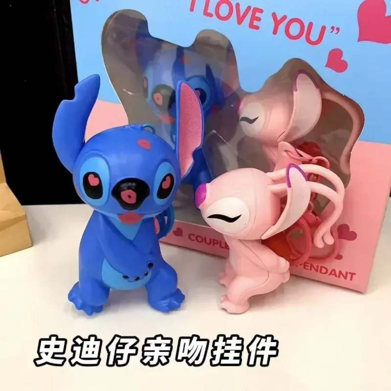 STITCH креативный магнитный брелок-поцелуй пара подарок кулон на день рождения