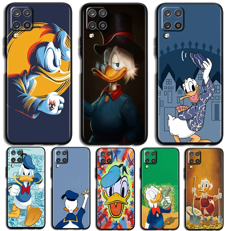 Good looking Donald Duck For Samsung Galaxy A73 A72 A71 A70 A53 A52 A51 A50 A42 A41 A40 A33 A32 A31 A30 A30S Black Phone Case