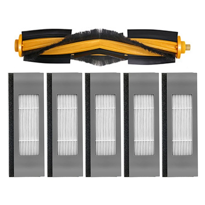 

Replacement Parts For ECOVACS OZMO T8/AIVI Robotic Vacuum Cleaners Spare Roller Brush Hepa Filter