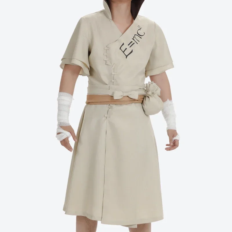 Аниме косплей Dr.STONE Ishigami Senku костюм мужской аниме Хэллоуин