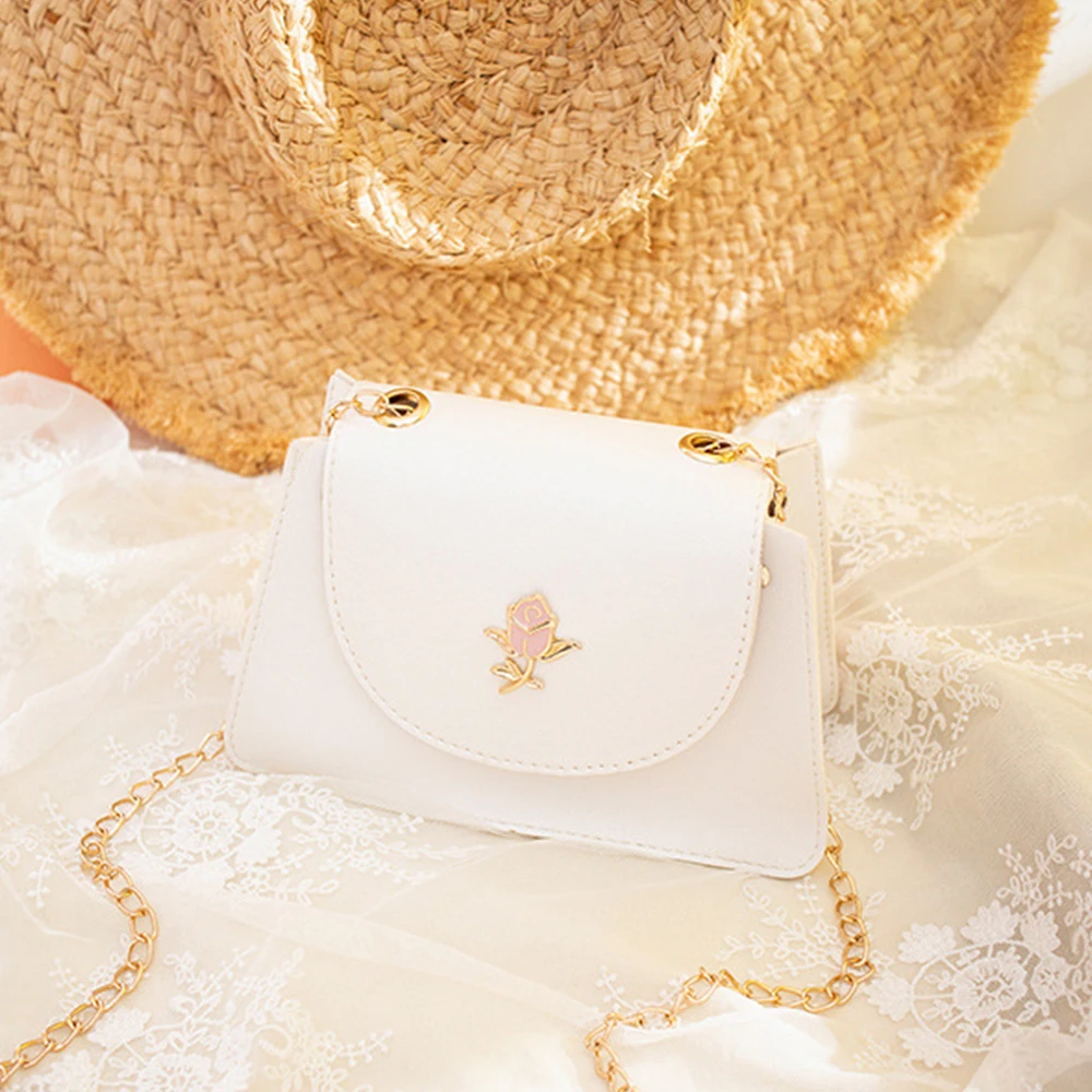 Women Shoulder Handbags Pu Leather Trend Designer Chain Hasp Bags Coin Purse Mini Single Square Bags for Women