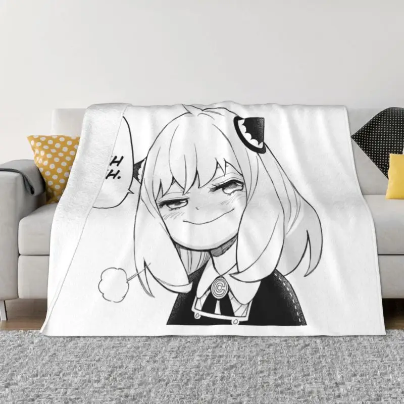

Spy X Family Anya Manga Anime Blankets Warm Flannel Throw Blanket for Bed Couch Bedspread