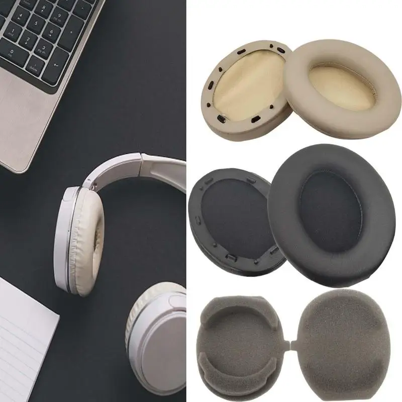 

For SONYs WH-1000XM3 Sponge Earphone Case Durable Headphone Cushion Noise Canceling Ear Pad Gift For Boy Girls Headphone Cover