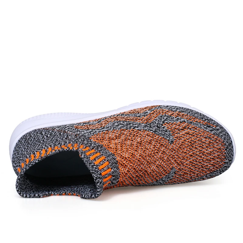 Mesh Men Shoes Lightweight Running Sneakers Male Fashion Casual Walking Shoes Breathable Slip on Mens Loafers Canvas Socks Shoes
