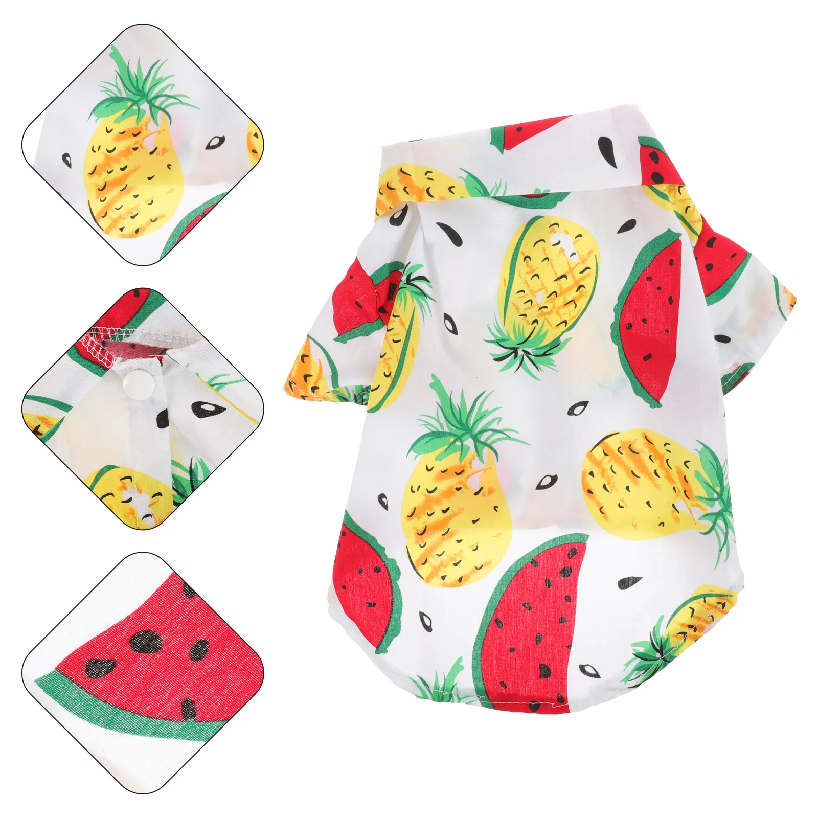 

Clothes Pets Coat Hawaiian Shirt Girls Dogs Cartoon Hawiian Shirts Sun Proof Keep