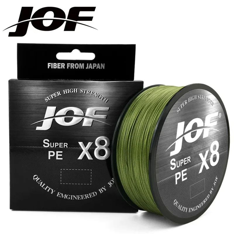 

JOF 500M 300M 150M 8 Weaves PE Fishing Line X8 Ultra-long Casting 8 Strands Braided Smooth Multifilament Line 15-100LB