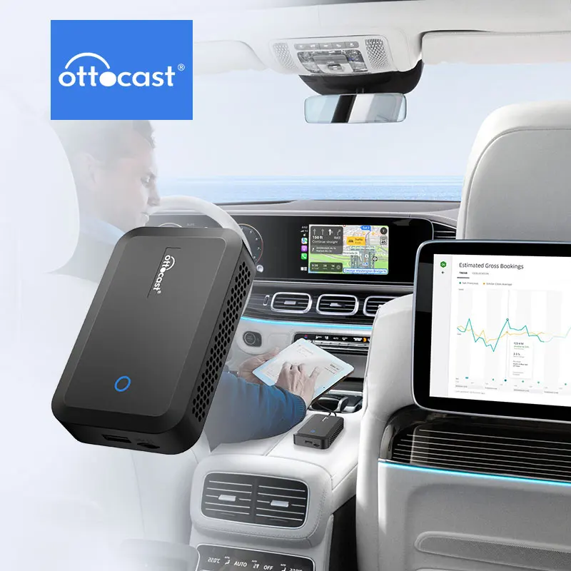 Picasou 2 Pro 4 ГБ + 64 CarPlay Ai Box Беспроводной автомобильный воспроизведение Android Auto Qualcomm