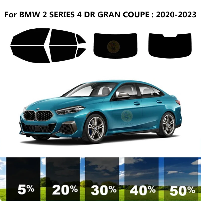 

Нанокерамическая Автомобильная УФ-пленка Precut для окон, автомобильная оконная пленка для BMW 2 серии 4 DR GRAN COUPE 2020-2023