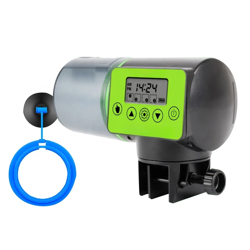 Кормушка для рыбалки дозатор кормления золотых рыбок креветок с таймером