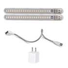 Лампа для чтения ультраяркая портативная, 5 в пост. Тока, 8 светодиодов, 24 светодиода