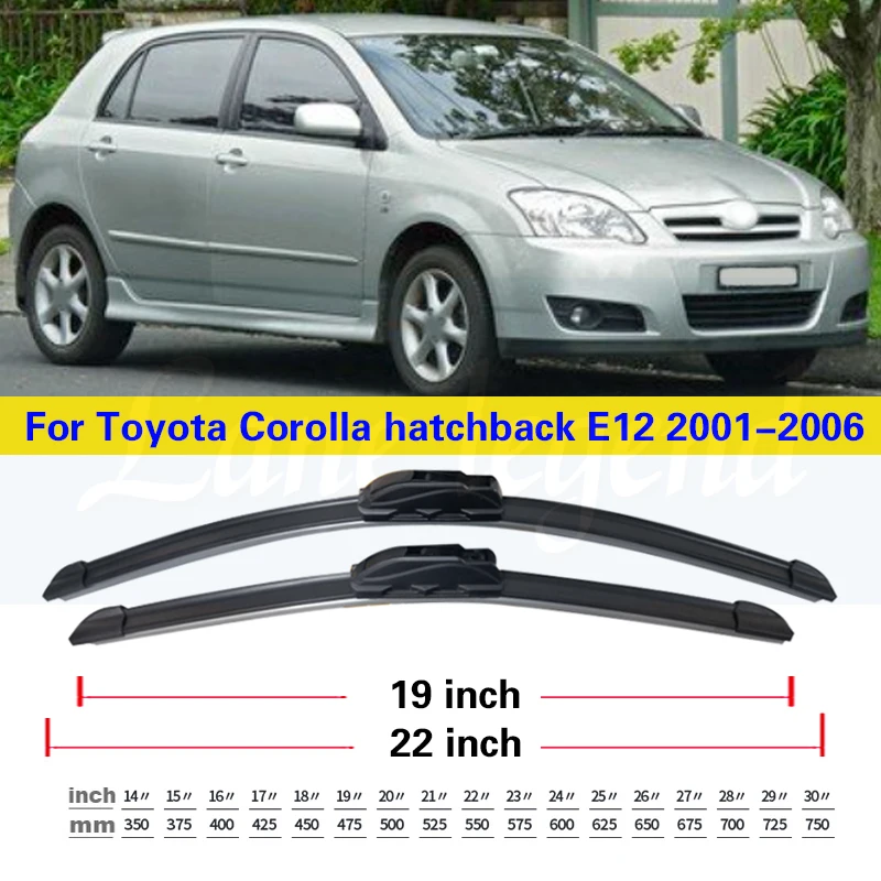 Щетки стеклоочистителя для Toyota Corolla hatchback E12 2001-2006 2004-2005 гг.