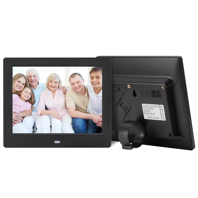 

8 Inch Digital Photo Frames High-Definition 2w Speaker LED Digital Picture Frame For Alarm Clock/Calendar/ MP3/Video Playback