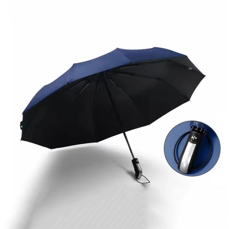 

Автоматический зонт с логотипом на заказ складной зонт с надписью «Солнечный дождь» двойной Зонт двойного назначения тройного сложения по...