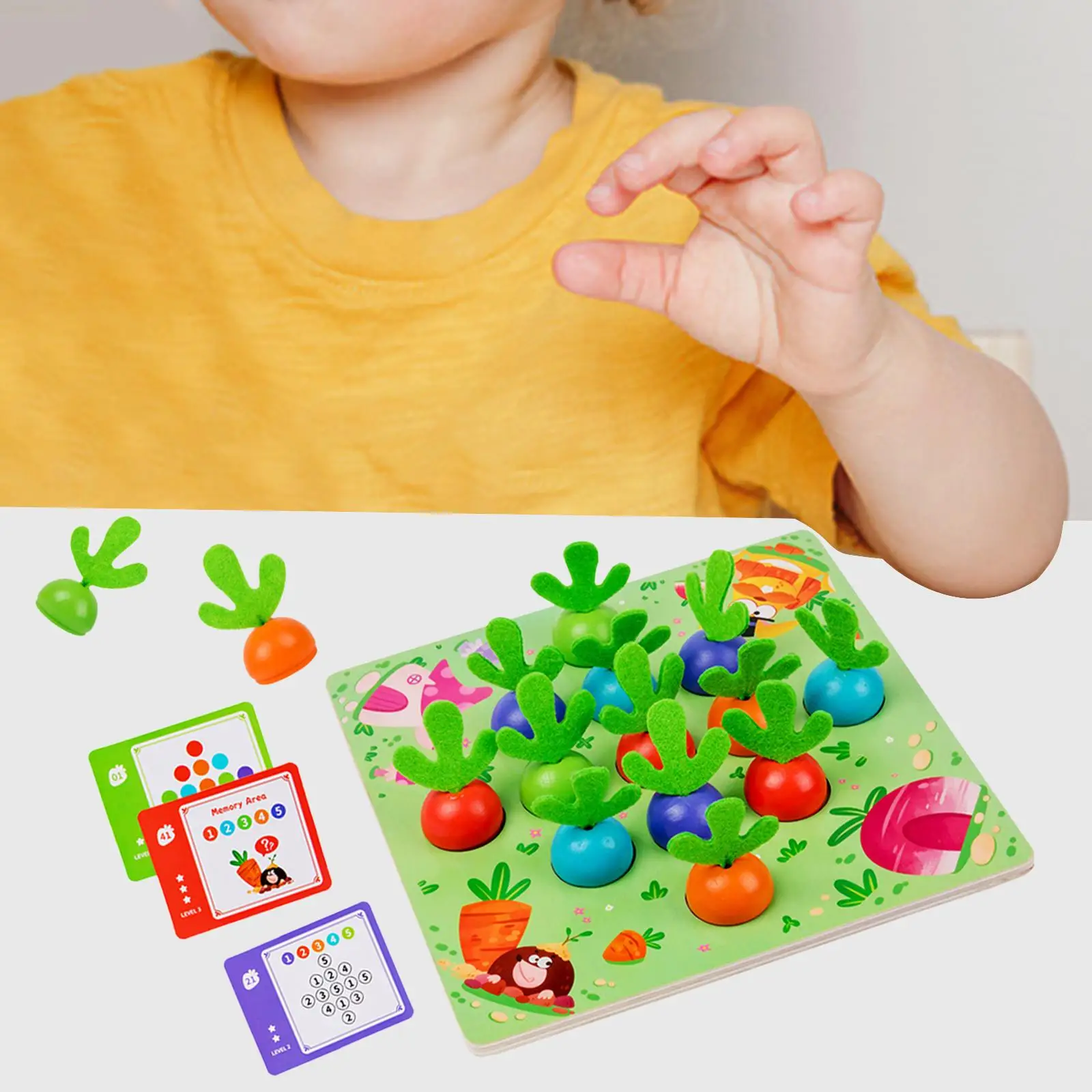 

Carrot Harvest Game Developmental Montessori for Interaction