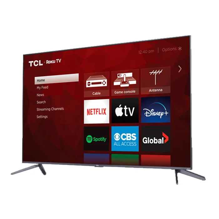 Tcl roku smart televisores fábrica estoque 43 4k uhd hdr led tv 2021