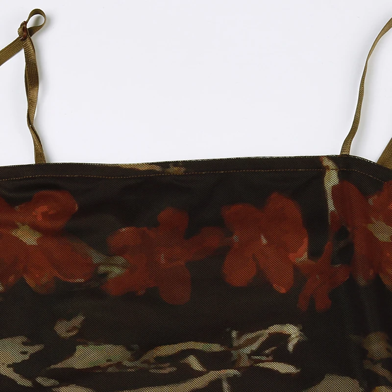 Винтажное платье-миди с цветочным принтом y2k