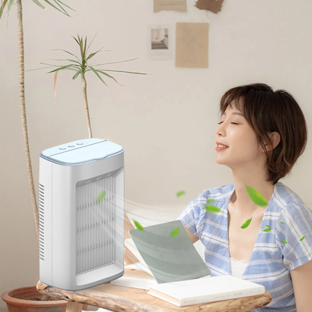 

Mini Air Conditioner Air Cooler Fan Water Cooling Fan Air Conditioning For Room Office Mobile Portable Air Conditioner For Cars