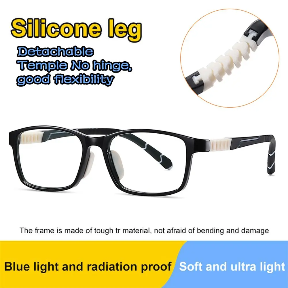 Купи Fashion Computer Online Classes Portable Comfortable Eyeglasses Anti-blue Light Ultra Light Frame Kids Glasses за 235 рублей в магазине AliExpress