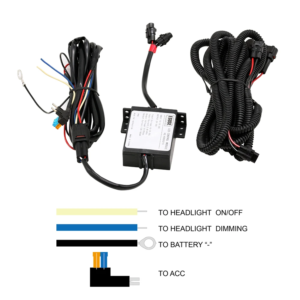 Дневные ходовые огни SUNKIA 2 шт./компл. водонепроницасветодиодный ДХО для Ford Focus Sedan