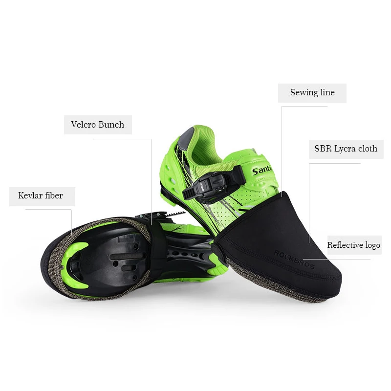 

Half Palm Shoe Cover Bicycle Lock Shoe Cycling Shoe Cover Warm And Airtight Mountain Bike Road Bike Lock Shoe Cycling