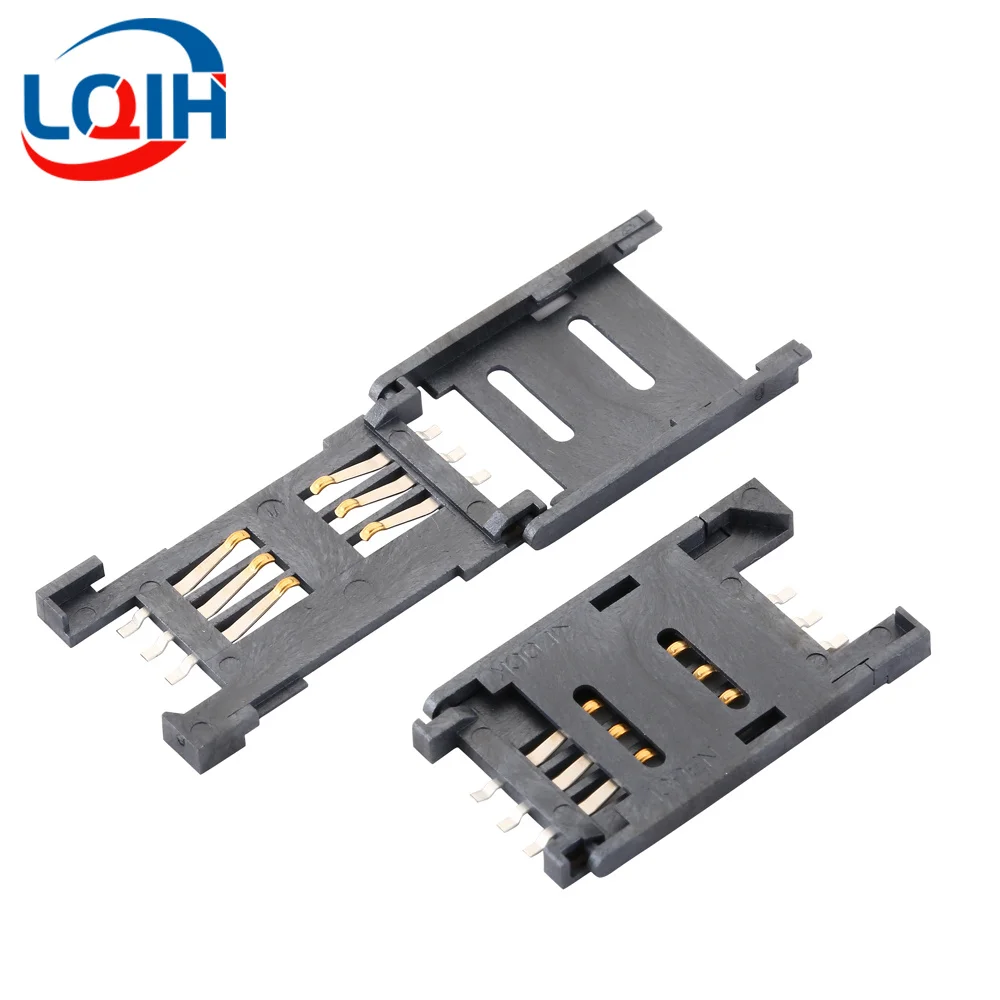 Фото SD/MINI/TF/SIM/NANO/MICRO Держатель карты Слот Держатель карты Модуль памяти Длинный корпус Короткий корпус с самоэластичным разъемом №4