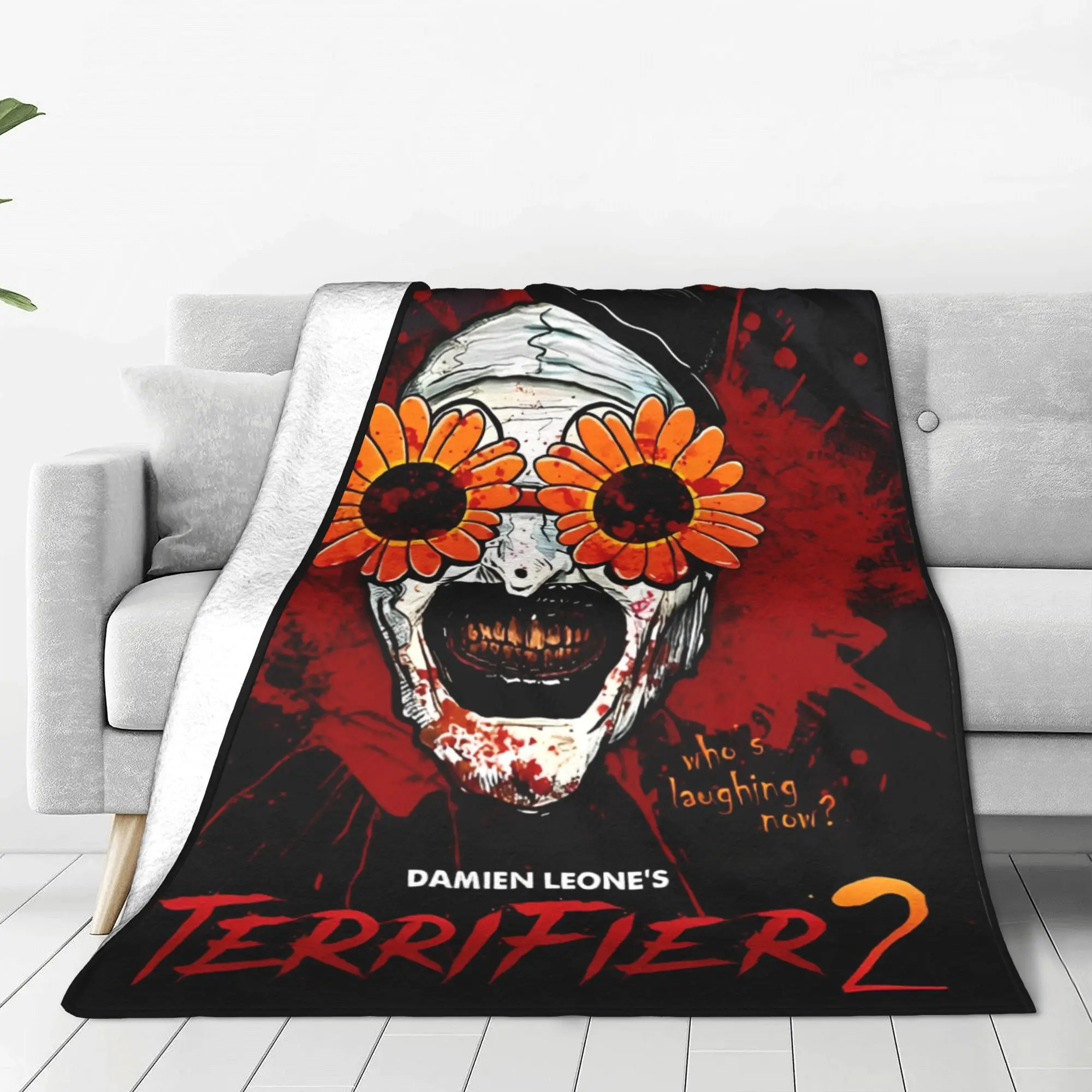 Ужасный 2 художественный постер из фильма клоун Подсолнух одеяло пушистое