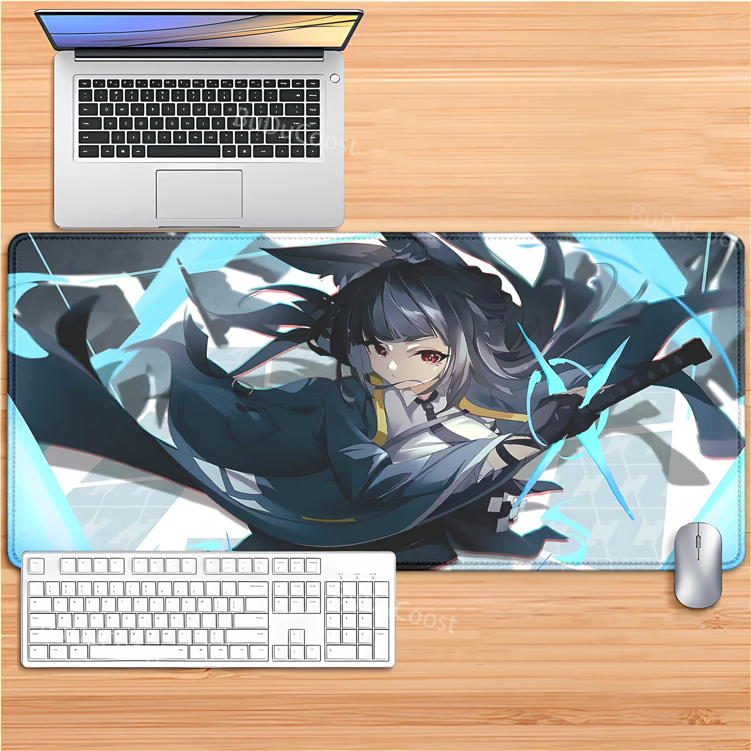 Игровой коврик для мыши Zenless Zone Zero ZZZ Hoshimi Miyabi teclado Настольный с ковриком игровые