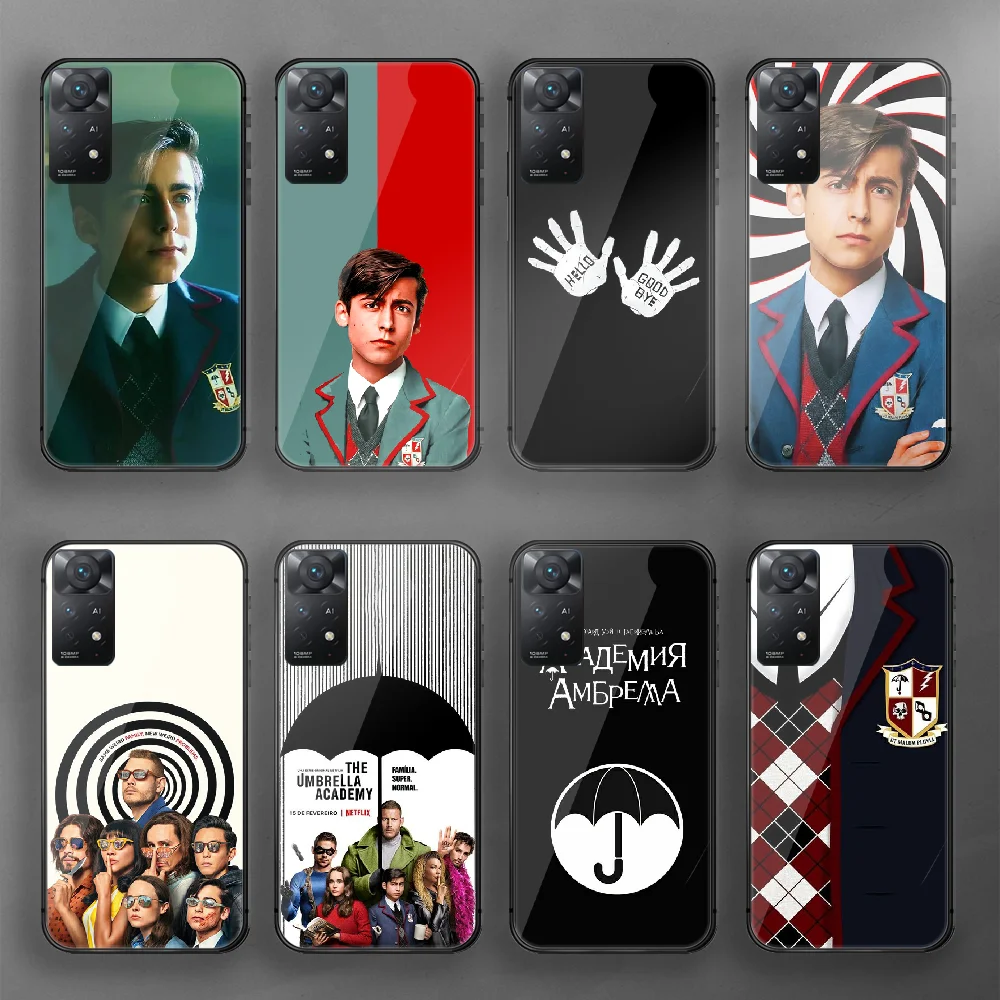 

Umbrella Academy TV Drama Tempered Glass Phone Case Cover For Xiaomi Redmi Note 7 8 9 10 11 12 S Pro Plus 5G 9C 10C