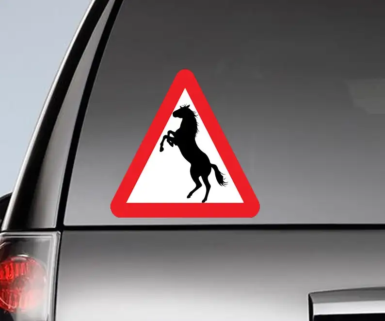

Horse sign , Horse decal, Horse magnet, Horse sticker, 5,9x5,9 inch