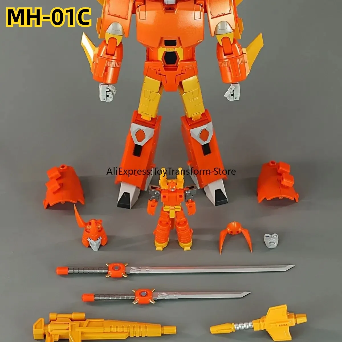 [В НАЛИЧИИ СЕЙ] MHZ TOYS Transformation MH-01 MH01C Orange Hurricane Cyclonus 2.0 KO MH-01B FT-29 Высококачественная