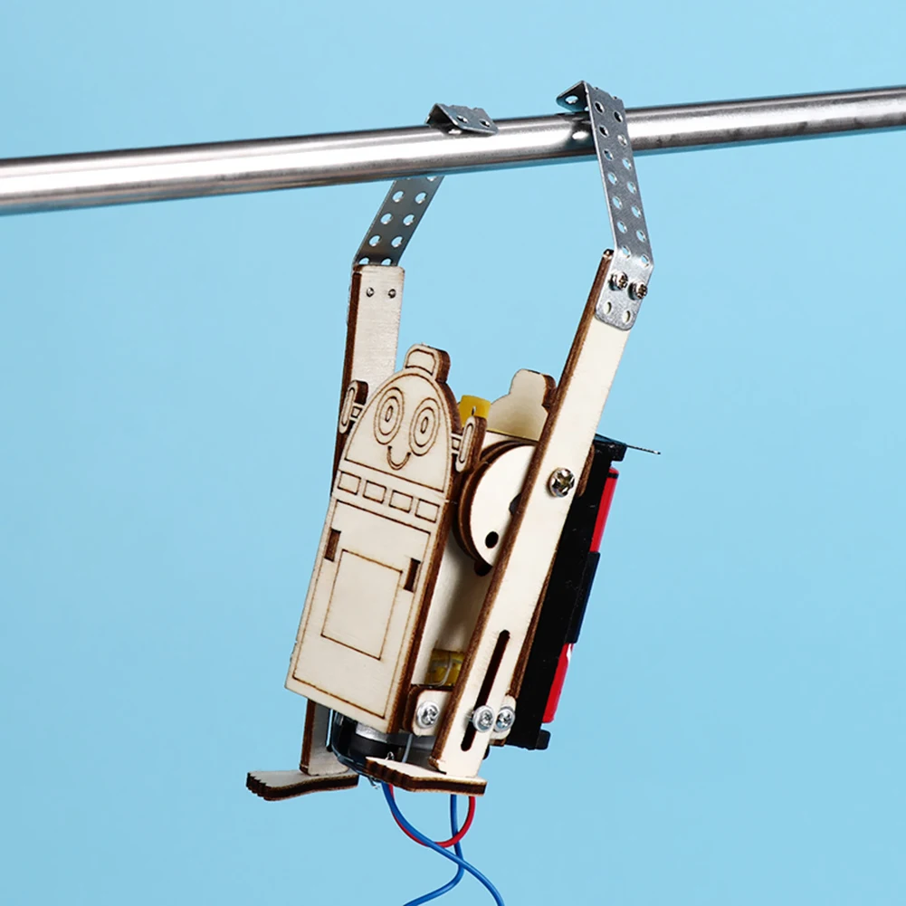 

DIY Electric Robot Rope Climbing Model Experiments Kit Kids DIY Science Discovery Toys STEM Education Desk Game