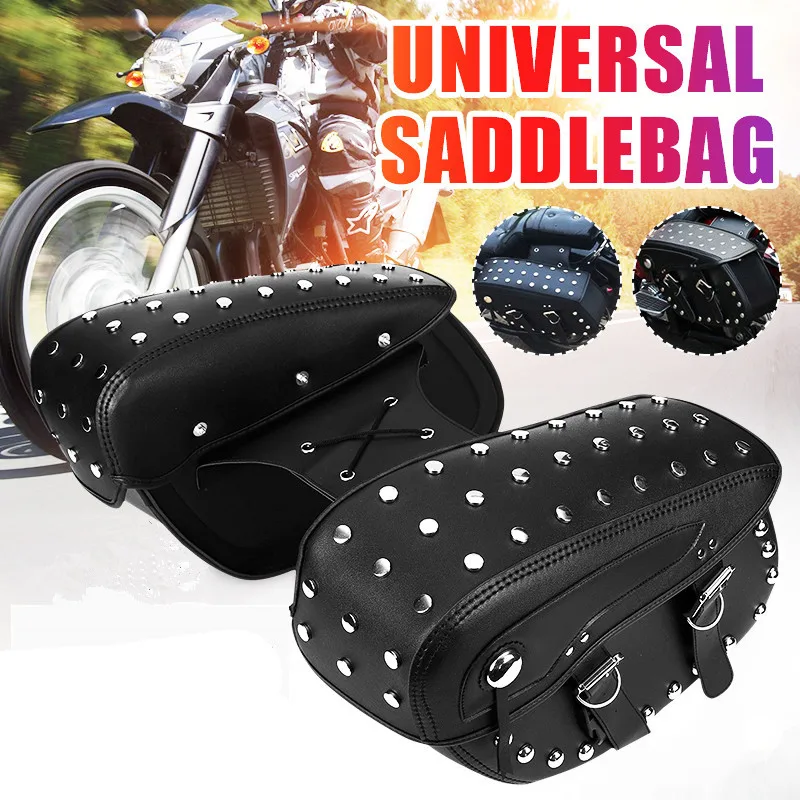 Pouch Pu Leather Saddle Bags Universal For Honda/yamaha/suzuki