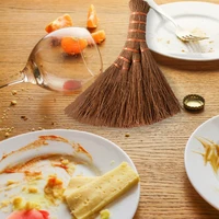 multifunctional whisk brush sturdy hand brush for home car use brown mini broom easily cleans car mats table dinner