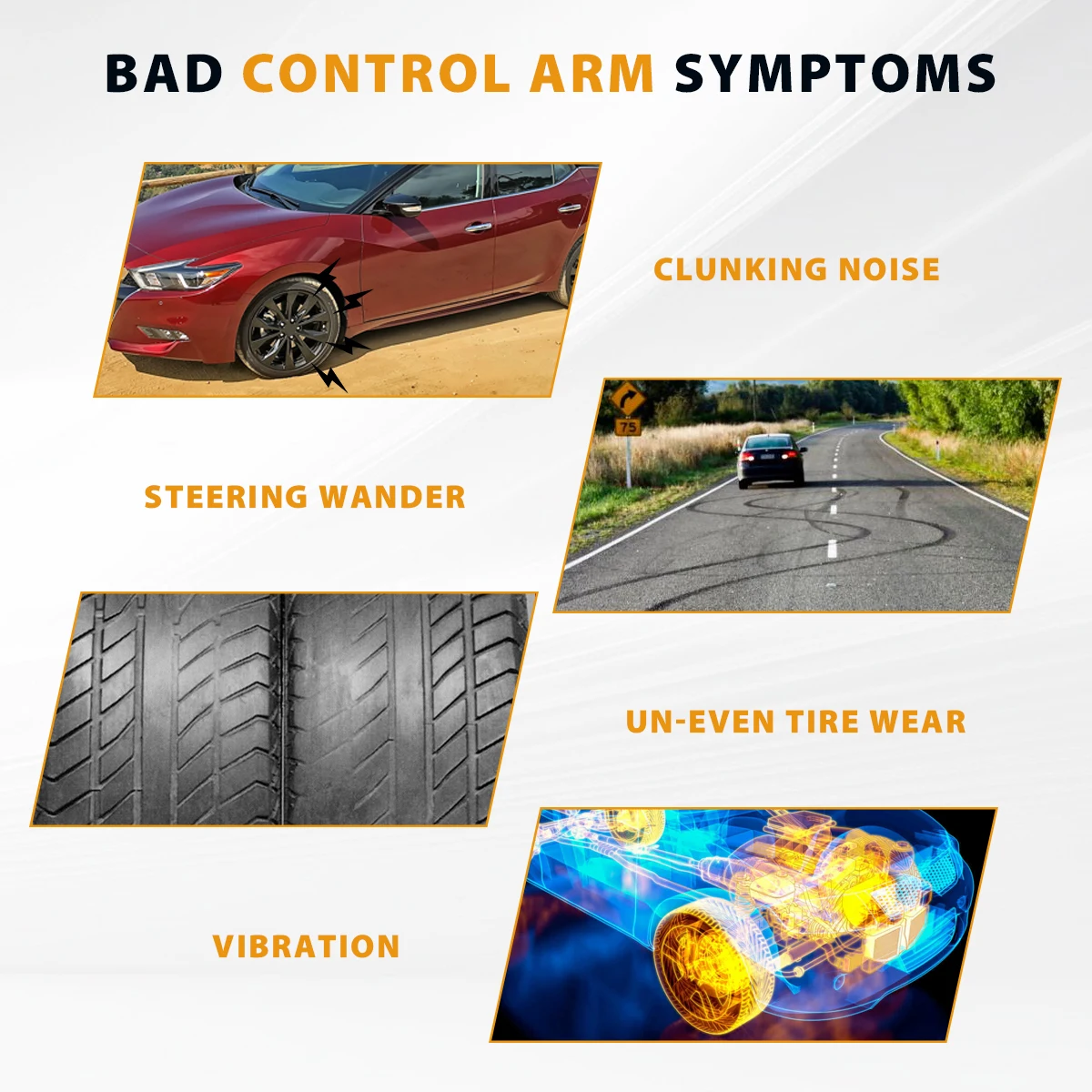 Передний нижний рычаг управления Svenubee с шаровым шарниром левый и правый для Subaru