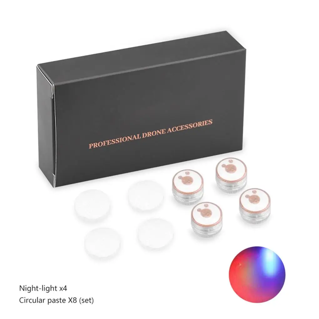 

4 шт. ночсветильник для дрона, фонасветильник с мигающим направлением для Dji Mavic Mini Pro 1 Air Mavic 2 Pro Zoom, аксессуары для дрона