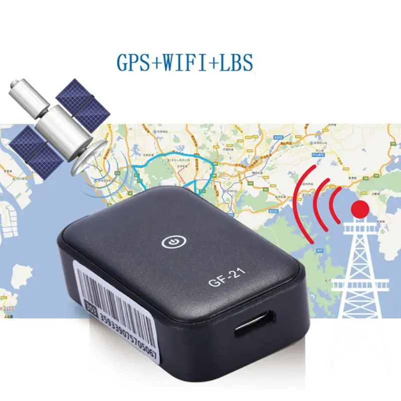 VIP 5Pcs GF21  Locator GPS WIFI Alarm Tracker GF21 Polymer Battery Driving Record Vehicle Personal Alarm Fence Alarm Sos Alar enlarge