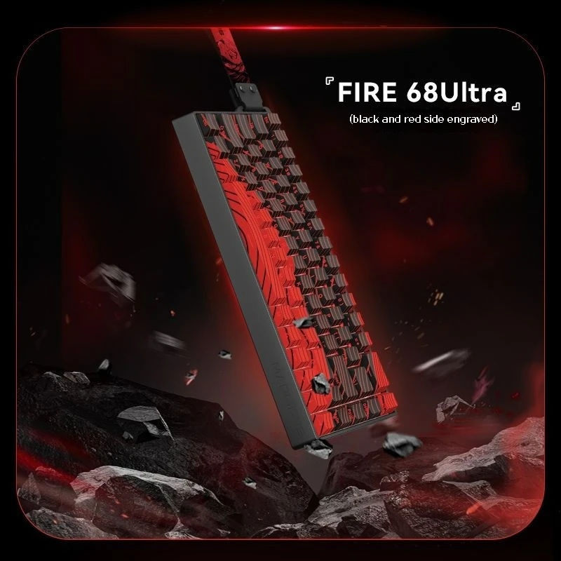 Игровая клавиатура MAD Lion Fire68 с магнитной осью под заказ E-Sport Gateron магнитный