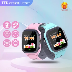 childrens smart watch sos smartwatch for kids phone sim card photo waterproof child gift for boys and girls ios android free global shipping