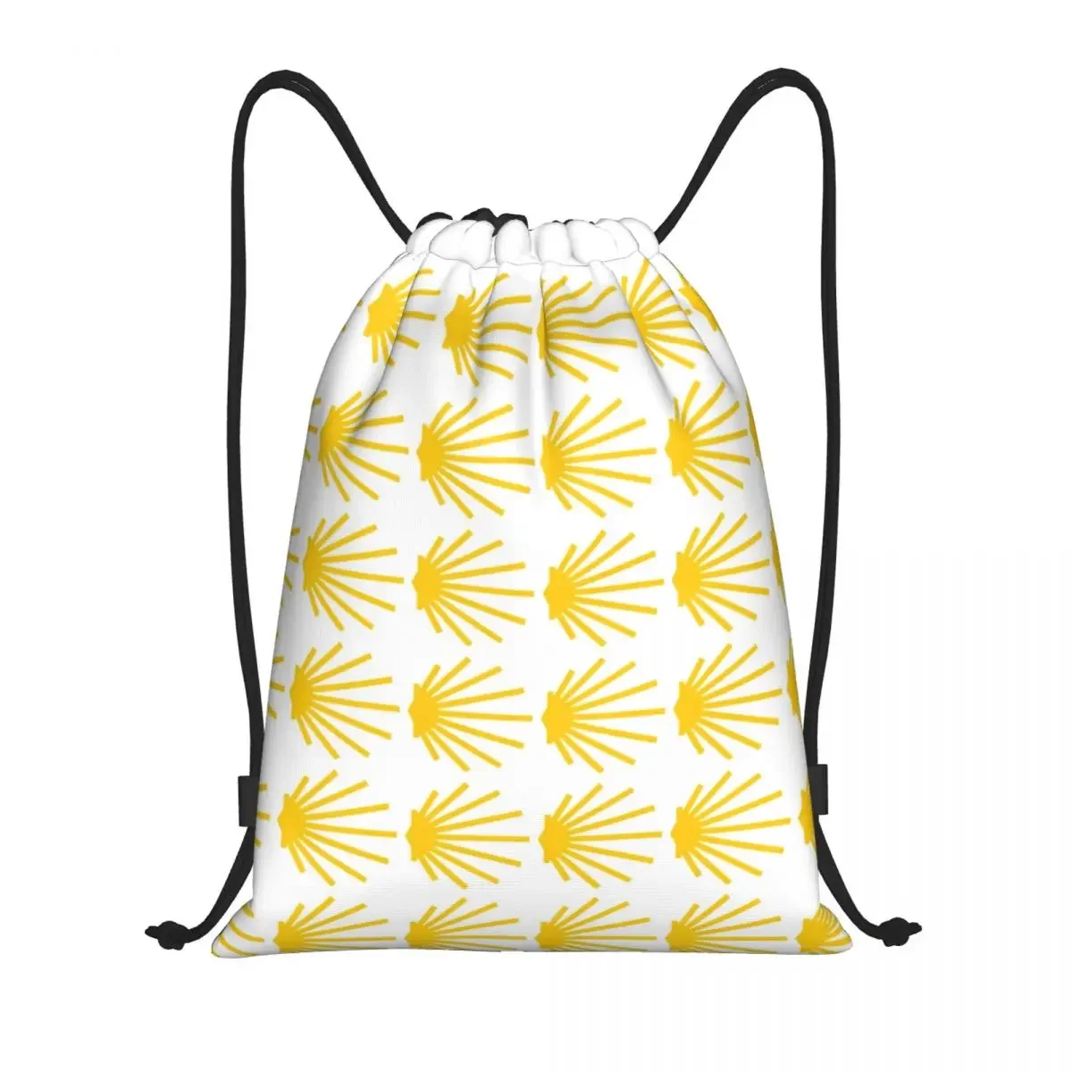 Рюкзак на шнурке для мужчин и женщин спортивный портативный ранец с ракушками