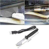 repair welding gun smoothing iron for car bumper repair hot stapler eu plug leather ironing tool plastic smoothing tool