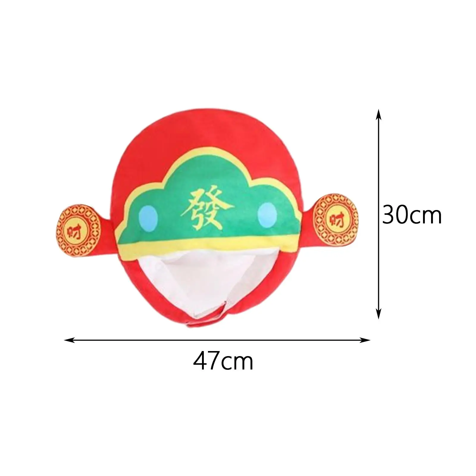 

Plush Hat Chinese Headgear Novelty Unisex for Spring Festival