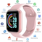 Умные часы D20 Pro для мужчин и женщин, спортивный браслет с Bluetooth, мониторинг кровяного давления, сердечного ритма, фитнес-браслет с трекером Y68