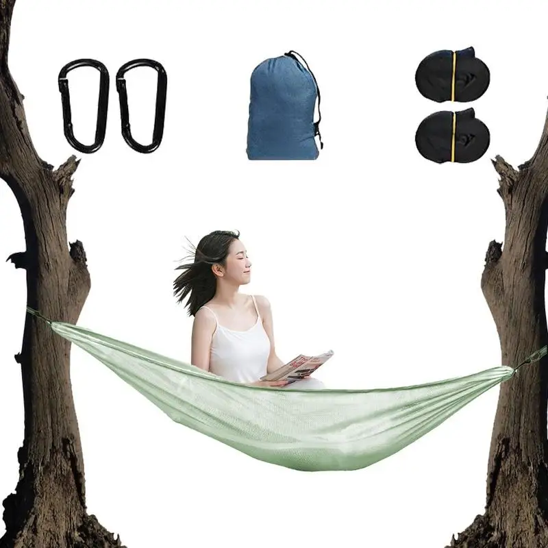 

Hammock For Camping Breathable Hammock Ice Silk Hammocks Single Or Double Hammock For Backyard Yard Camping Hiking Patio