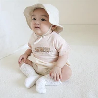 2022 summer new baby cute bear print clothes set infant short sleeve t shirts shorts 2pcs suit baby outfits toddler boy set