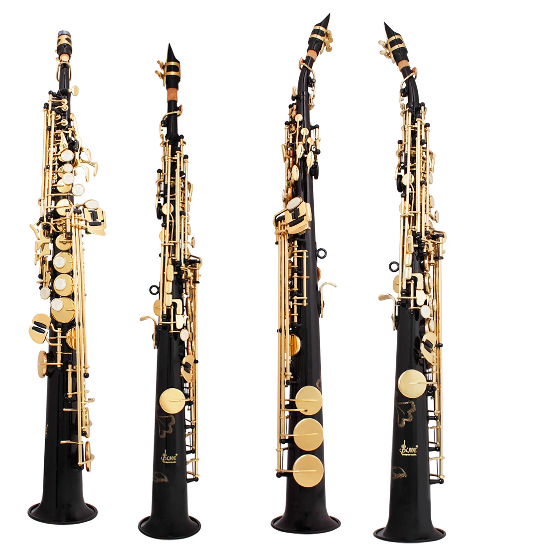 SLADE Brass прямой Саксофон сопрано Professional Bb B Flat Sax Saxfone натуральный корпус вырезанный