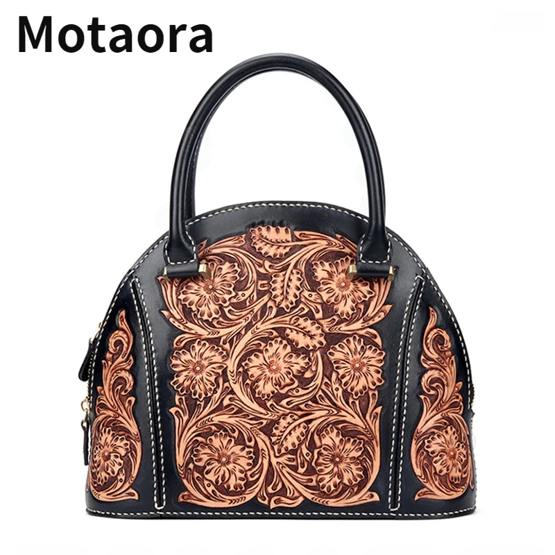 

MOTAORA-Boutique-Handmade-Cowhide-Luxury-Handbags-Women-Bags-Designer-National-High-Quality-Genuine-Leather-Shell-Shoulder-Bag